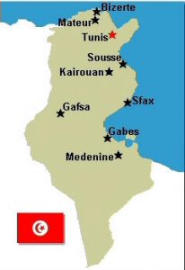 map Tunisia